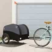 Prolenta Maison Exclusive - Fahrradanhänger Schwarz 45 kg Eisen