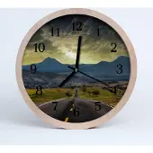 Tulup Holzuhr 20fi cm wanduhr - Round Mountain Loft