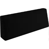 Sunnypillow Palettenkissen mit abnehmbarem Bezug Rückenkissen 120x40x20/10cm Schwarz
