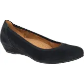 Gabor KRETA Ballerinas - Damen Halbschuhe - Slipper blau Freizeit NEU