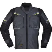 Modeka Taran Flash Motorrad Textiljacke, schwarz/grau, L