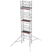 Altrex MiTower PLUS Fahrgerüst 1-Person-Aufbau Aluminium mit breiter Fiber-Deck Plattform 0,75x1,72m 6,20m AH