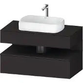Duravit Waschtischunterschrank Qatego 100x55x60cm, gra m, Pl, 1 Schubkast.