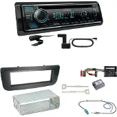 Kenwood KDC-BT760DAB Bluetooth Digitalradio Einbauset für Skoda Fabia 2 Roomster