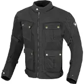 Merlin Chigwell Utility Schwarz Motorrad Wachsjacke Größe 2XL