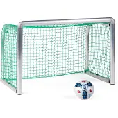 Sport-Thieme Mini-Fußballtor "Protection", Inkl. Netz, blau (MW 4,5 cm), 2,40x1,60 m, Tortiefe 1,00 m