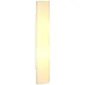 LINDBY Wandleuchte Ophelia, Höhe 39 cm, weiß, Glas