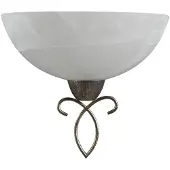 LINDBY Wandlampe Mohija , dimmbar, schwarz, für Wohn- / Esszimmer, Glas, Antik, Wandleuchte, Wandlampe Innen