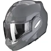Scorpion Exo-Tech Evo Solid Cement Grau Klapphelm Größe XL