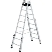 MUNK Günzburger Steigtechnik Sprossen-Stehleiter treppengängig 2x8 Sprossen