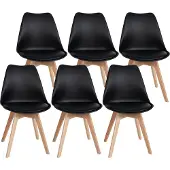 CLP 6er Set Esszimmerstuhl Ramsey schwarz