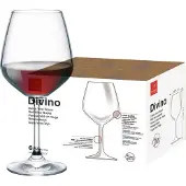 Bormioli Rocco Rocco 6er Pack Kelche Divino Large Tafelgläser für Rotwein 530ml