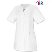 Bp Damen Kasack regular fit, 1/2 Arm, V-Ausschnitt, weiß, 46n, Länge 80 cm