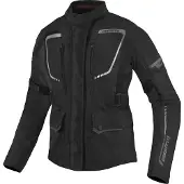 Bogotto Azury 2in1 Wasserdichte Damen Schwarz Motorrad Textiljacke Größe XS