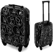 RGL 5188 L Reisekoffer Polycarbonat Hartschalen Koffer Abnehmbare Räder Trolley Art