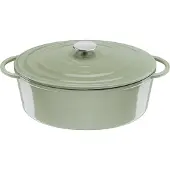 Tefal Lov Gusseisen Ovaler Bräter 34cm hellgrün E25806