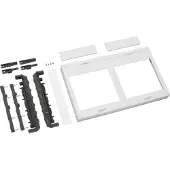 Hager UE22E4B. Produktfarbe: Schwarz, Weiß, Material: Kunststoff, Anzahl enthaltener Produkte: 1 Stück(e). Breite: 500