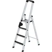 Proregal Stufen-Stehleiter einseitig begehbar mit clip-step R13 4 Stufen