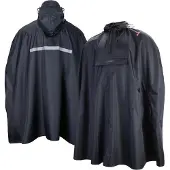 Chiba Regenponcho schwarz, Gr. XS/S