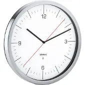 Blomus Crono Radio-Controlled Uhr Ø30 White - , Weiß, Metall