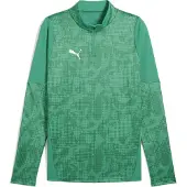 Puma teamCUP Training 1/4 Zip Top Herren grün silber Gr 3XL