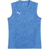 Puma teamCUP ärmelloses Trainingstrikot Herren blau silber Gr 3XL