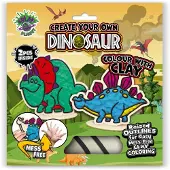 SPLAT PLANET Dino Holz-Plastilin-Malset