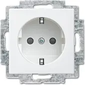 Busch-Jaeger Schuko Steckdosen-Einsatz mit Schraubanschluss Busch-balance SI 2CKA002013A5483 23 EUCB-914