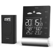 Hama Wetterstation Black Line, schwarz