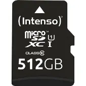 Intenso 512 GB microSDXC Speicherkarte UHS-I Premium inkl. SD-Adapter