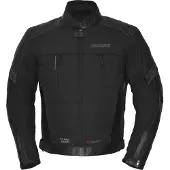 Büse Novaro Schwarz Wasserdichte Leder / Textiljacke Kurz Größe 54