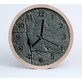 Tulup Holzuhr 30fi cm wanduhr - Naturstein