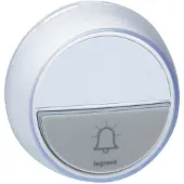 Legrand Klingeltaster Komfort Set Farbe: Ultraweiß 094278