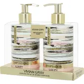 Vivian Gray 1062 Handpflegeset Temptation Luxury, Schwertlilie, Vanille & Patschuli, gold (500 ml)