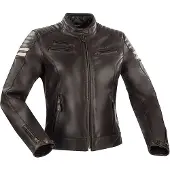 Segura Funky Damen Motorrad Lederjacke, braun, 40
