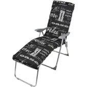 BURI Relax-Auflage Lifestyle Auflage Sonnenliege Liegenauflage für Gartenmöbel