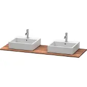 Duravit Massivholzkonsole XSquare 160x55cm, Ami. Nb, m 2 Auss., B beids.