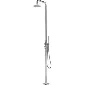 Eichenwald Ideal Außendusche Juist Wandmontage Gartendusche Edelstahl 706892