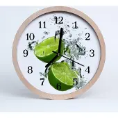 Tulup Holzuhr 20fi cm wanduhr - Limette