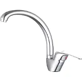 Kuchinox BADLAND Küchenarmatur Wasserhahn INGA Küchenmischer für Küche in Chrom