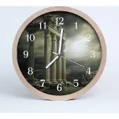 Tulup Holzuhr 30fi cm wanduhr - Akropolis Architektur