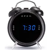 BigBen Interactive Radiowecker RR90, Retro, Farbe: Schwarz