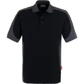 Hakro Poloshirt Contrast #839 Gr. S schwarz