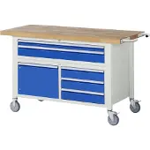 RAU Fahrbare Werkbank Modell 8922 BxTxH 1500x700x880mm