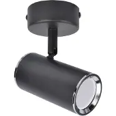 Licht-Erlebnisse Deckenstrahler Aluminium GU10 verstellbar Schwarz Deckenspot
