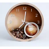 Tulup Holzuhr 20fi cm wanduhr - Kaffee Küche