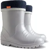 Demar Kinder Gummistiefel DINO Gefüttert Regenstiefel mit Einlage Ultraleicht 20/21