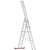 Euroline Premium 30778 Mehrzweckleiter 3-teilig 3x13 Sprossen