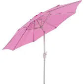 Mendler Sonnenschirm Asti, Gartenschirm, Ø 2,7m neigbar Polyester/Alu 5kg flieder
