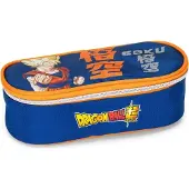 Dragonball Ovales Federmäppchen Goku Blau/Orange